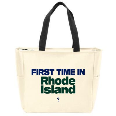 Cal Gif First Time In Rhode Island Zip Tote Bag