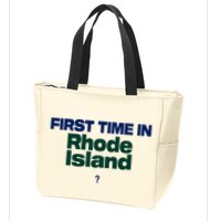 Cal Gif First Time In Rhode Island Zip Tote Bag