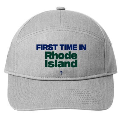 Cal Gif First Time In Rhode Island 7-Panel Snapback Hat