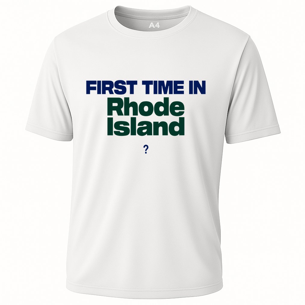 Cal Gif First Time In Rhode Island Performance Shirt