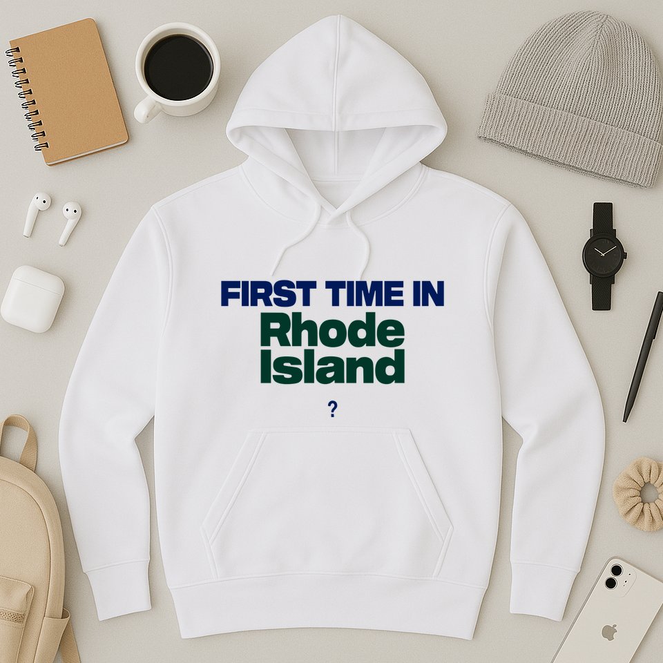 Cal Gif First Time In Rhode Island Hoodie