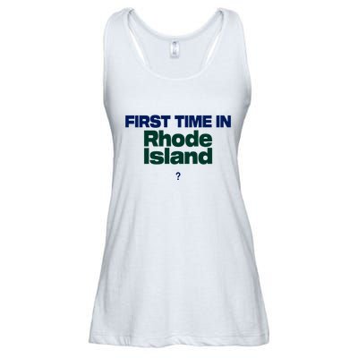 Cal Gif First Time In Rhode Island Ladies Essential Flowy Tank