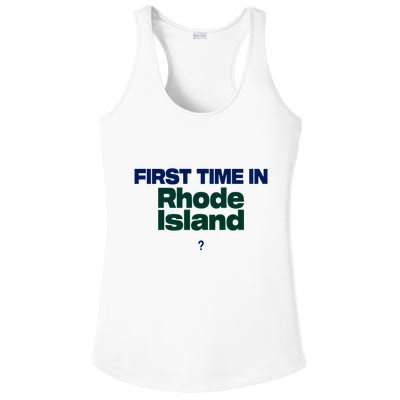 Cal Gif First Time In Rhode Island Ladies PosiCharge Competitor Racerback Tank