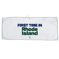 Cal Gif First Time In Rhode Island Large Microfiber Waffle Golf Towel