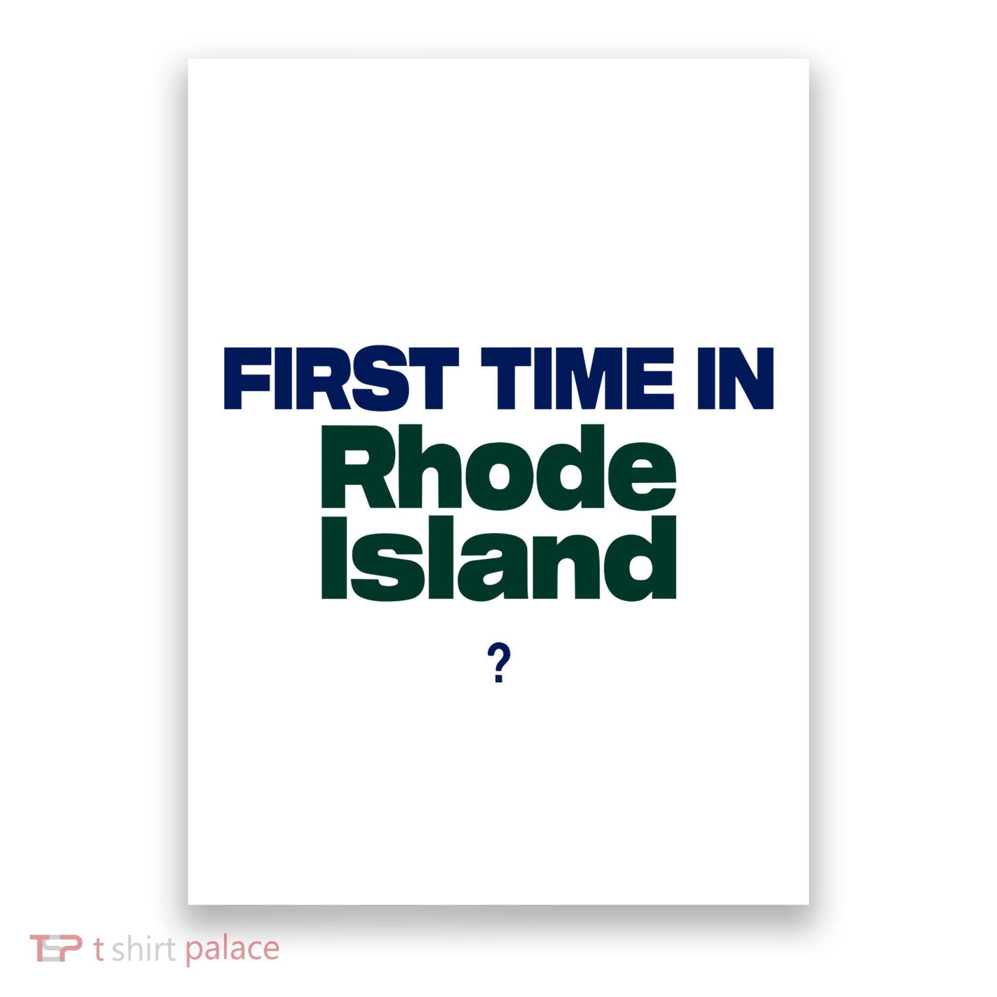 Cal Gif First Time In Rhode Island Poster