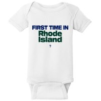 Cal Gif First Time In Rhode Island Baby Bodysuit
