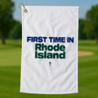Cal Gif First Time In Rhode Island Golf Towel
