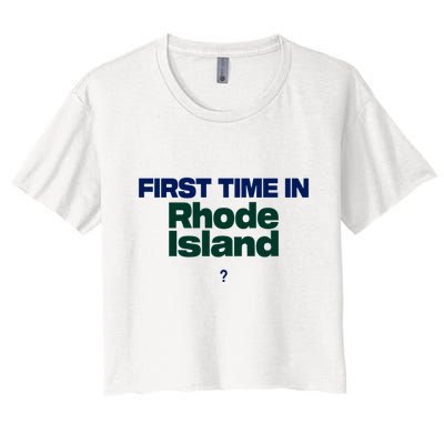 Cal Gif First Time In Rhode Island Crop Top