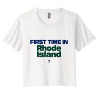Cal Gif First Time In Rhode Island Crop Top
