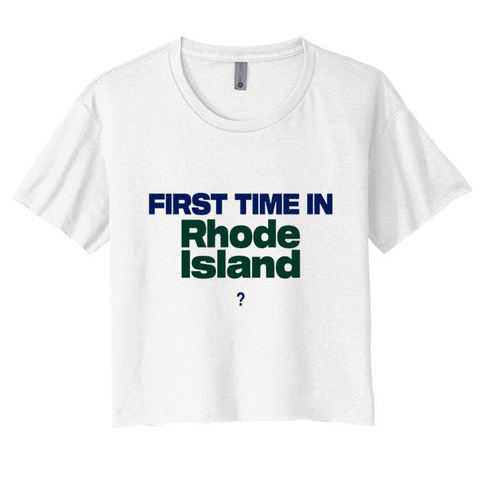 Cal Gif First Time In Rhode Island Crop Top