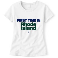 Cal Gif First Time In Rhode Island Womens T-Shirt