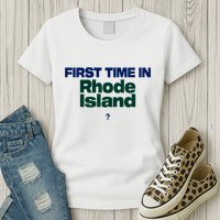 Cal Gif First Time In Rhode Island Womens T-Shirt
