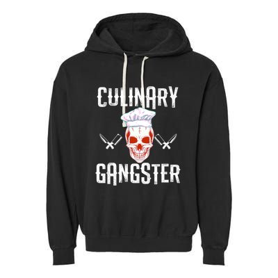 Culinary Gangster Funny Halloween Wear Cute Gift Garment-Dyed Fleece Hoodie