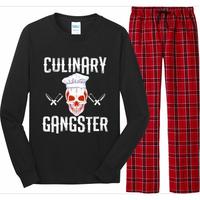 Culinary Gangster Funny Halloween Wear Cute Gift Long Sleeve Pajama Set