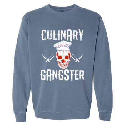 Culinary Gangster Funny Halloween Wear Cute Gift Garment-Dyed Sweatshirt