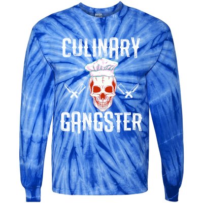 Culinary Gangster Funny Halloween Wear Cute Gift Tie-Dye Long Sleeve Shirt