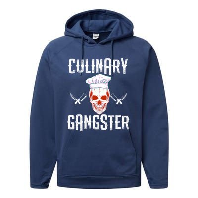 Culinary Gangster Funny Halloween Wear Cute Gift Performance Fleece Hoodie