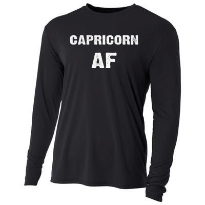 Capricorn Gifts Funny Dec Jan Birthday Astrology Zodiac Sign Cooling Performance Long Sleeve Crew