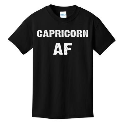 Capricorn Gifts Funny Dec Jan Birthday Astrology Zodiac Sign Kids T-Shirt