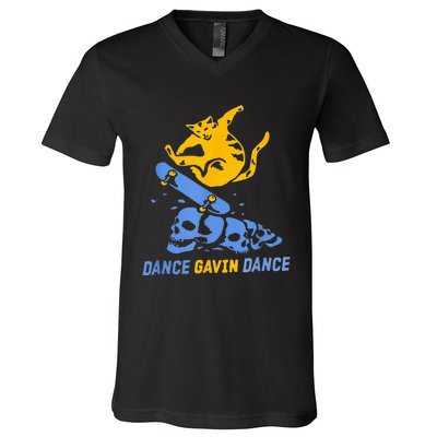 Christmas Gifts For Dance Gavin Dance Lovers Love Dance V-Neck T-Shirt