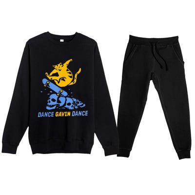 Christmas Gifts For Dance Gavin Dance Lovers Love Dance Premium Crewneck Sweatsuit Set