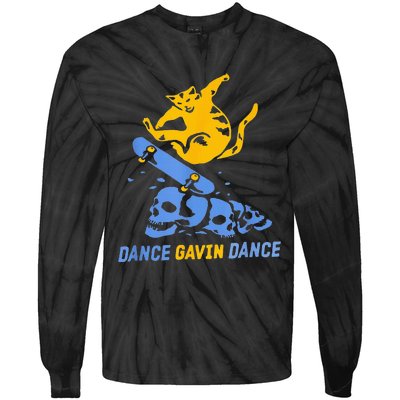 Christmas Gifts For Dance Gavin Dance Lovers Love Dance Tie-Dye Long Sleeve Shirt