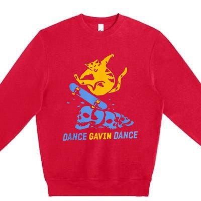 Christmas Gifts For Dance Gavin Dance Lovers Love Dance Premium Crewneck Sweatshirt