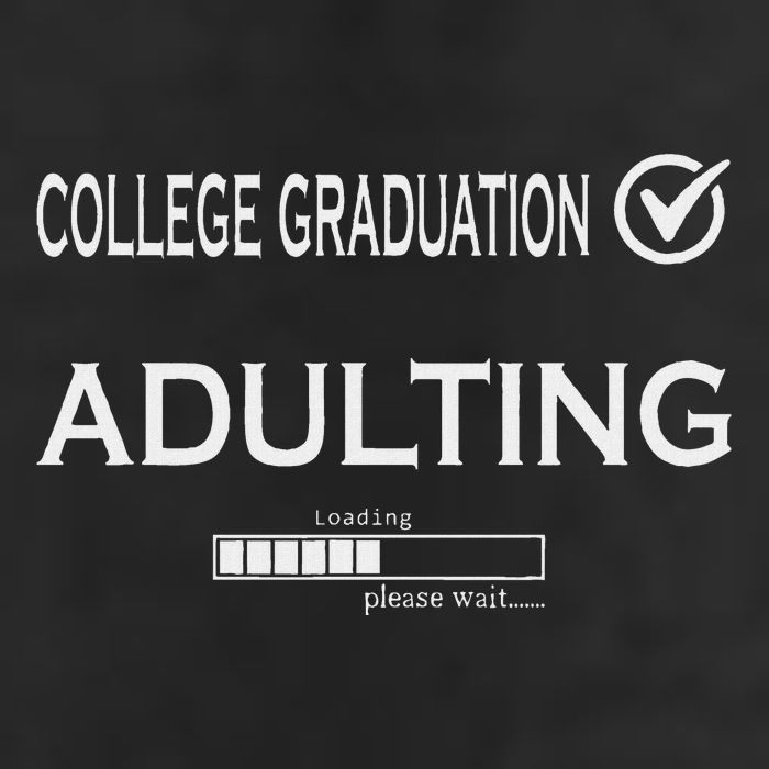 College Graduation Funny Graduate School 7 Panel Mesh Trucker Snapback Hat