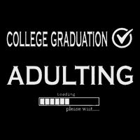 College Graduation Funny Graduate School Flat Bill Trucker Hat
