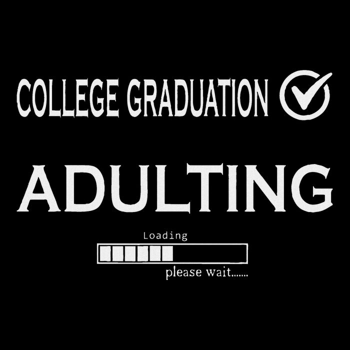 College Graduation Funny Graduate School Flat Bill Trucker Hat