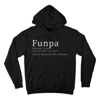 Cool Grandpa Funpa Definition Hoodie