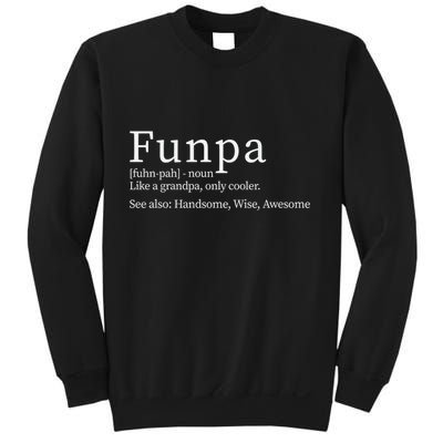 Cool Grandpa Funpa Definition Sweatshirt
