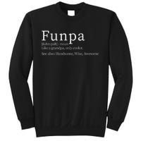 Cool Grandpa Funpa Definition Sweatshirt