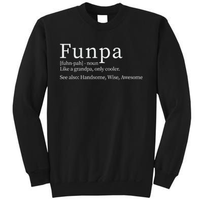 Cool Grandpa Funpa Definition Sweatshirt