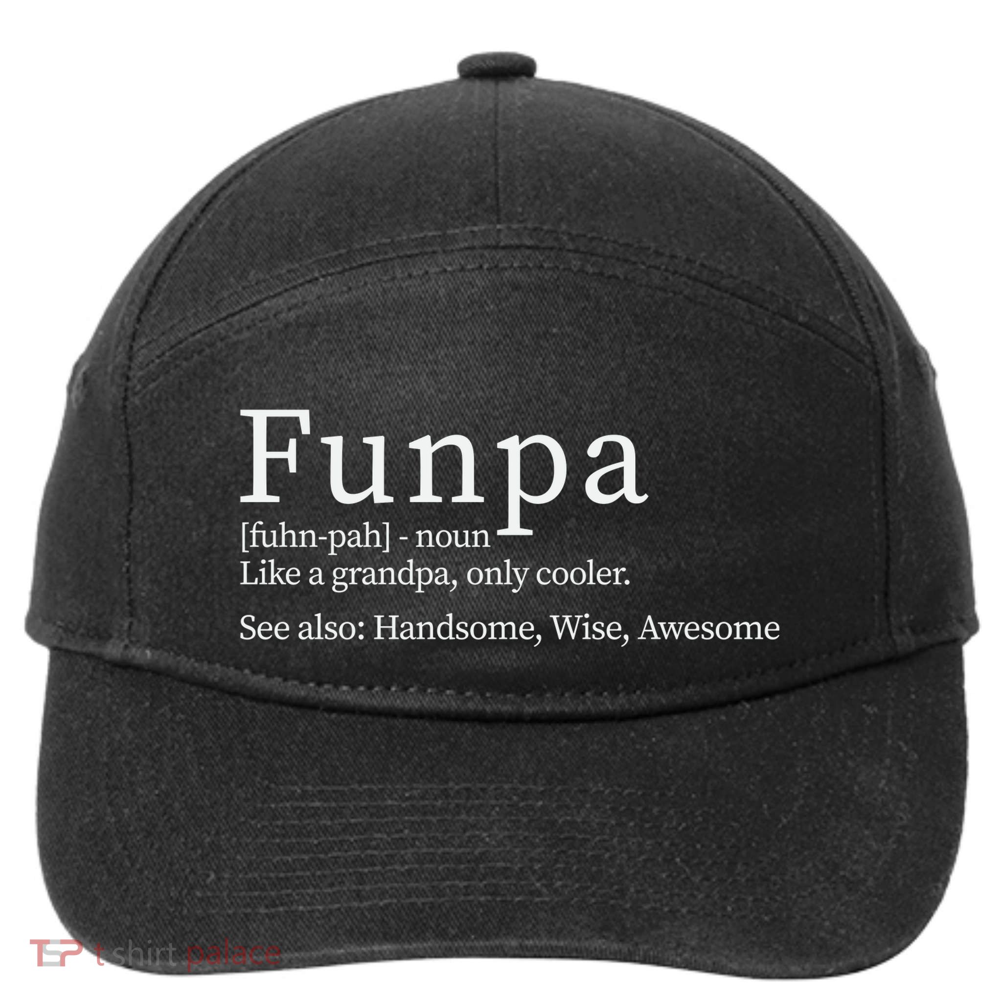 Cool Grandpa Funpa Definition 7-Panel Snapback Hat