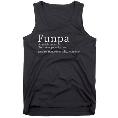 Cool Grandpa Funpa Definition Tank Top