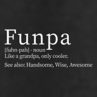 Cool Grandpa Funpa Definition Golf Towel