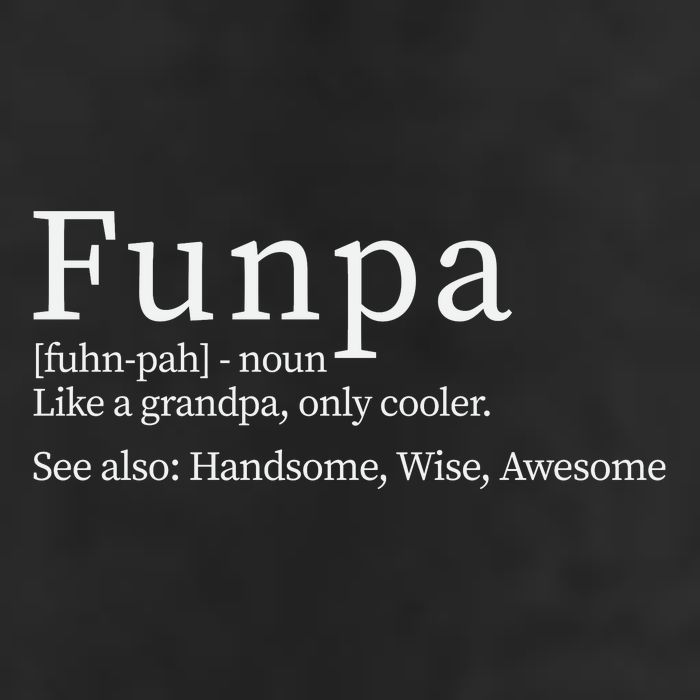 Cool Grandpa Funpa Definition Golf Towel