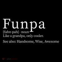 Cool Grandpa Funpa Definition Women's V-Neck T-Shirt