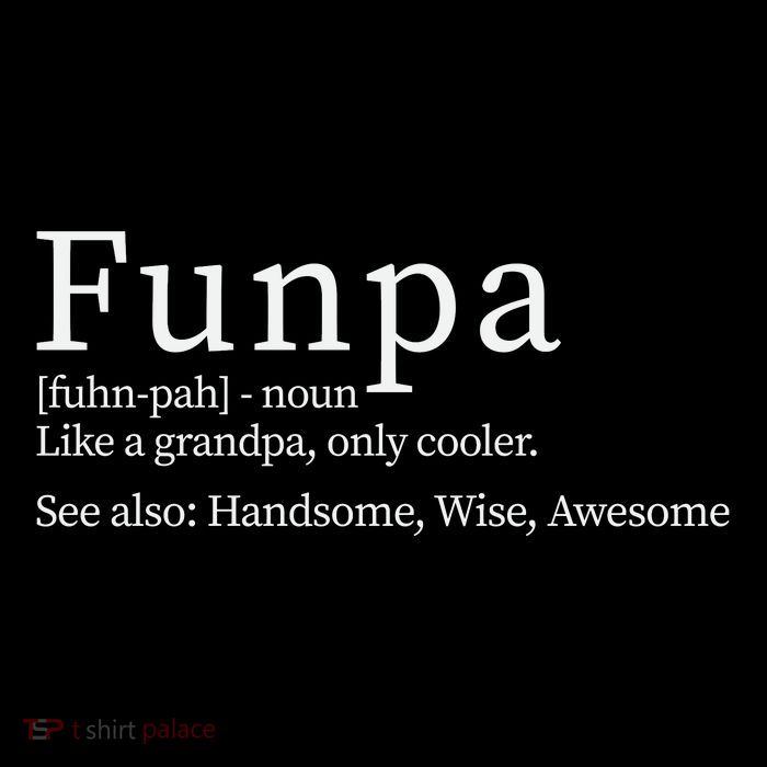 Cool Grandpa Funpa Definition Kids T-Shirt