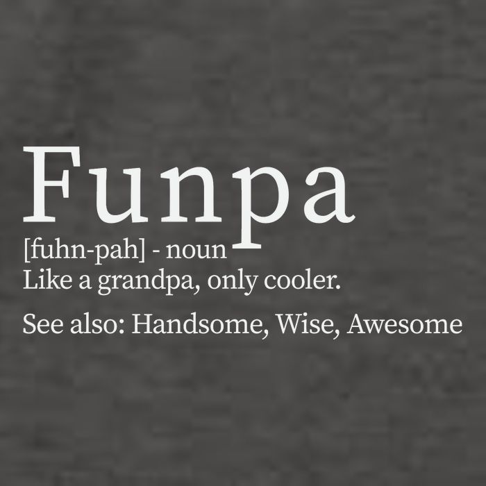 Cool Grandpa Funpa Definition Vector Backpack