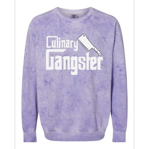 Culinary Gangster Funny Restaurant Cook Chef Colorblast Crewneck Sweatshirt