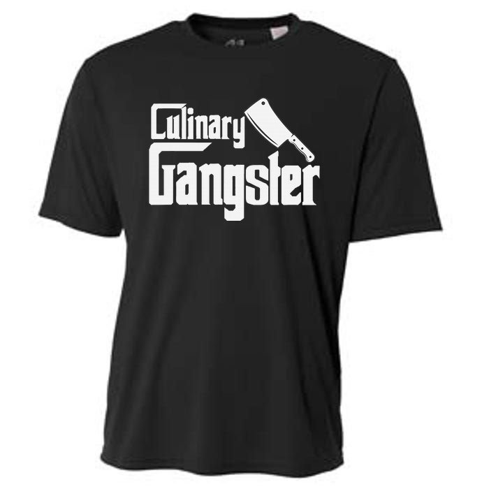 Culinary Gangster Funny Restaurant Cook Chef Cooling Performance Crew T-Shirt