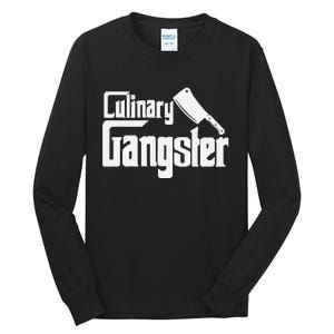 Culinary Gangster Funny Restaurant Cook Chef Tall Long Sleeve T-Shirt