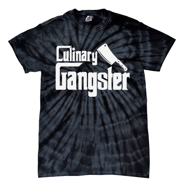 Culinary Gangster Funny Restaurant Cook Chef Tie-Dye T-Shirt