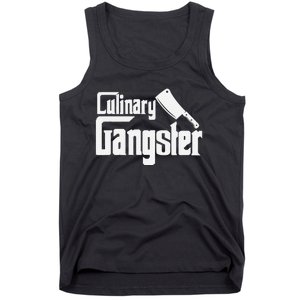 Culinary Gangster Funny Restaurant Cook Chef Tank Top