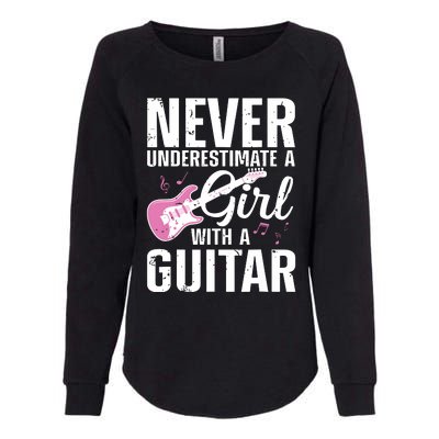 Cool Guitar For Women Girl Guitarist Acoustic Guitar Lovers Womens California Wash Sweatshirt