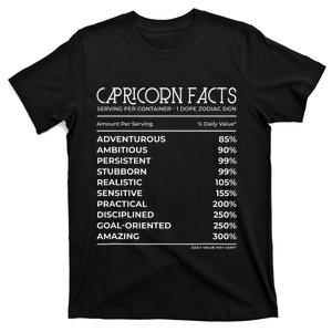 Capricorn Gifts Funny Dec Jan Birthday Astrology Zodiac Sign T-Shirt