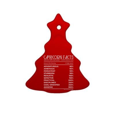 Capricorn Gifts Funny Dec Jan Birthday Astrology Zodiac Sign Ceramic Tree Ornament