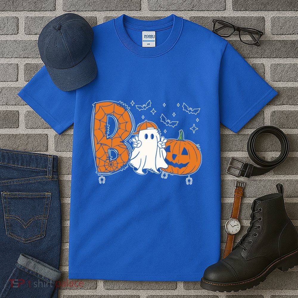Cute Ghost Funny Ghost Boo Halloween Spooky Vibes Cute Gift Tall T-Shirt